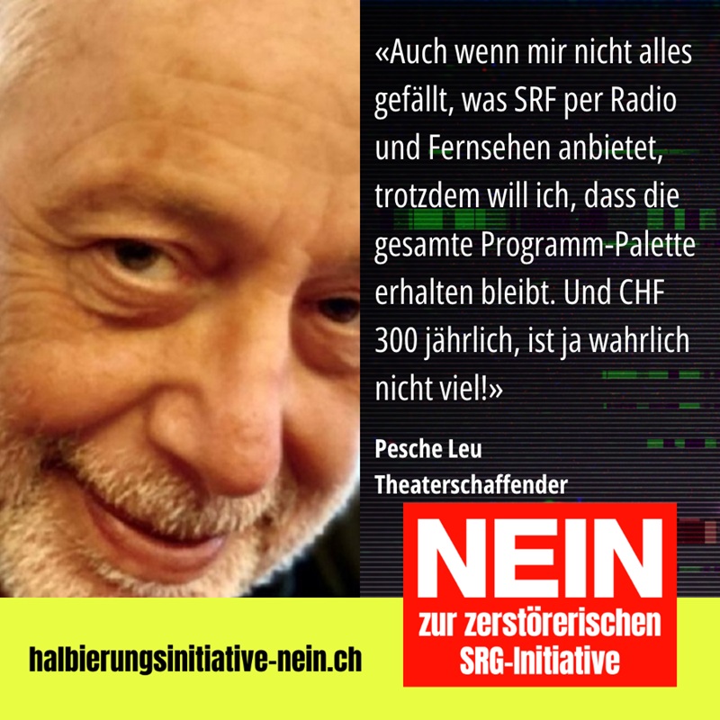 NEIN zur SRG-Initiative